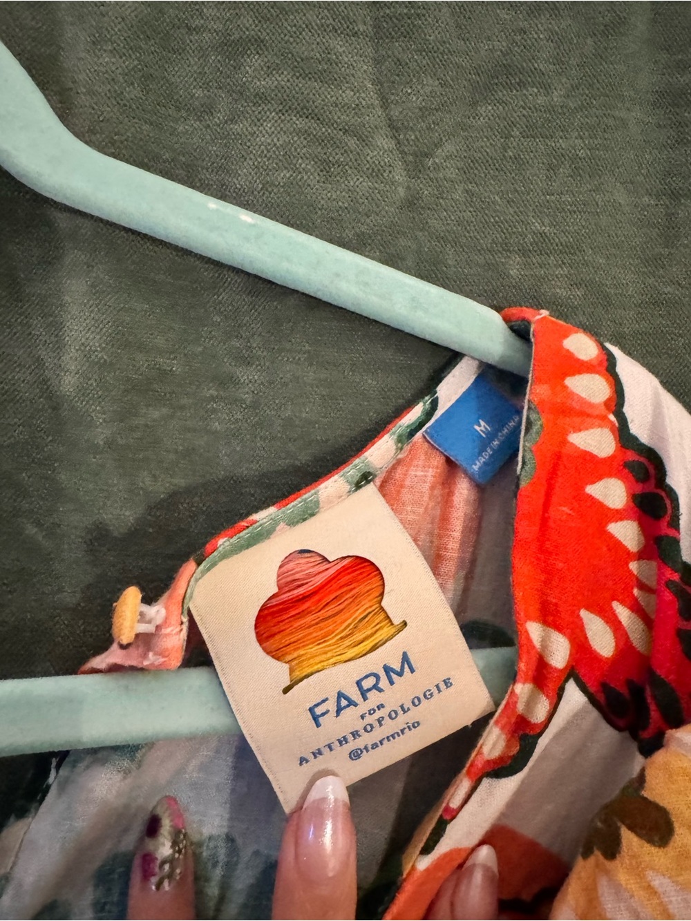 FARM Rio Multicolor Tropical Print Ruffle Jumpsuit - Picture 2 of 2
